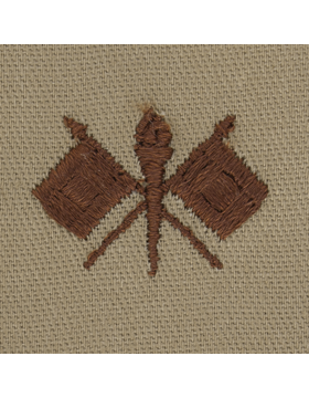 Army Officer Branch Insignia: Signal - Desert Sew On
