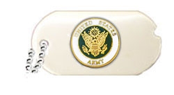 US ARMY DOG TAG PIN  
