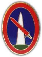MILITARY DISTRICT WASHINGTON PIN  