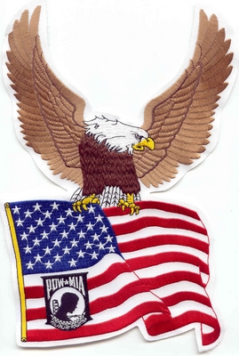 POW American Flag Patch  