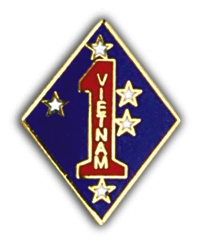 1ST MARINE VIETNAM PIN  