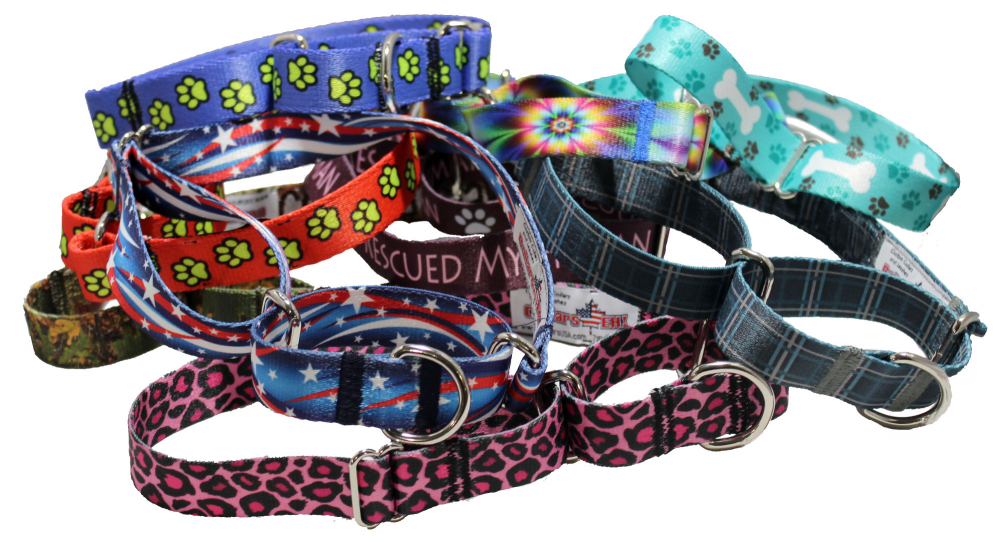 Patterned Martingale Collar 