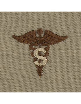 Army Officer Branch Insignia: Medical Specialist - Desert Sew On