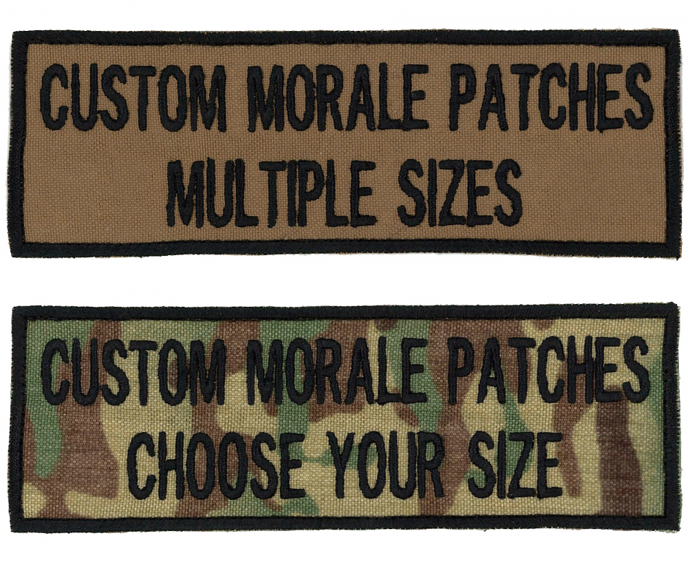 2 Line Morale Patch MULTIPLE sizes