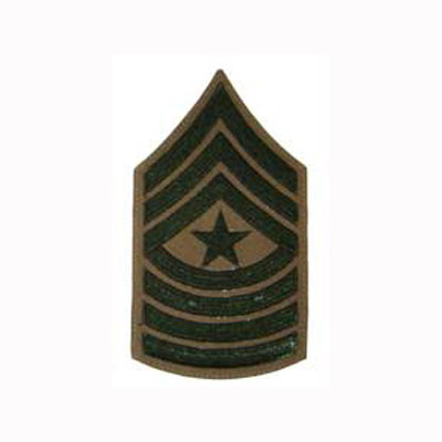 Sergeant Major (E9) - Green/Khaki  