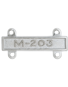 Army Qualification Bar: M-203 - No Shine