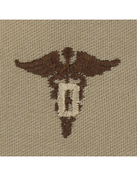 Army Officer Branch Insignia: Dental  - Desert Sew On