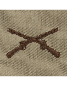 Army Officer Branch Insignia: Infantry - Desert Sew On     