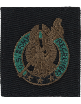 Army Badge: Army National Guard Recruiter Senior - Subdued Sew On