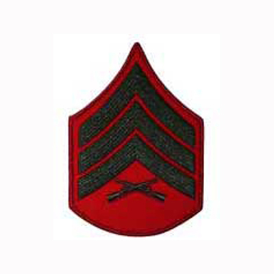 Sergeant (E5) - Green/Red  