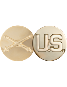 Army Enlisted Branch Of Service Collar Device: Field Artillery  