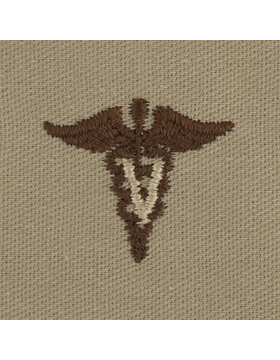 Army Officer Branch Insignia: Veterinarian  - Desert Sew On    