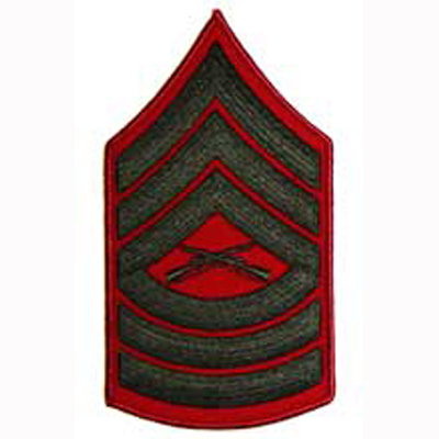 Master Sergeant (E8) - Green/Red  