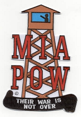 MIA POW "War Not Over" Patch  