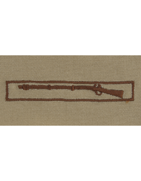 Army Badge: Expert Infantry - Desert Sew On 