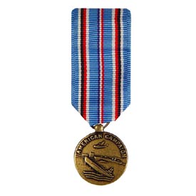 American Campaign Mini Medal  