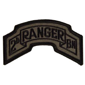 ARMY RANGERS 2ND SUBDUED PATCH  