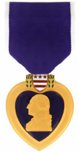 Purple Heart Full Sized Medal  