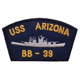 USS ARIZONA PATCH  
