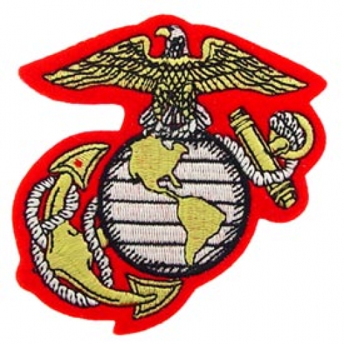USMC EGA RED & GOLD PATCH  