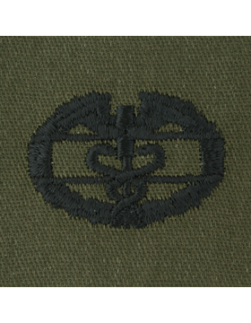 Army Badge: Combat Medical First Award - Subdued Sew On    