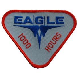 USAF 1000 HOURS PATCH  