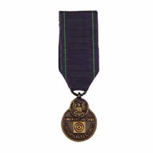 Pistol Marksmanship Mini Medal (Navy)  