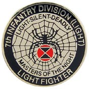 7TH INFANTRY DIVISION LIGHT PIN  