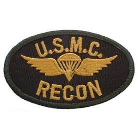 USMC RECON OVAL PATCH  