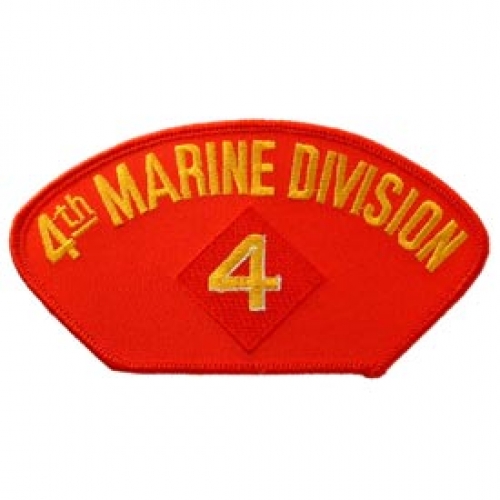 4TH MARINE DIVISION HAT PATCH  