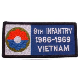 VIETNAM 9TH INF. 1966-1969 PATCH  