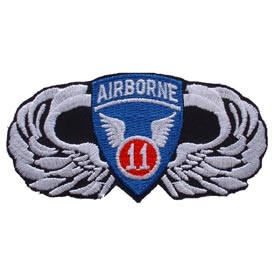 11TH AIRBORNE WINGS PATCH  