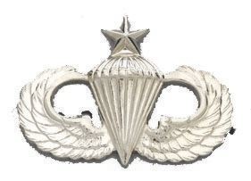Badge: Senior Parachutist - No Shine   