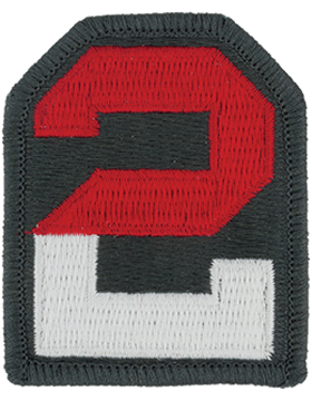 Army Patch Full Color: 2nd Army