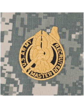 Army Badge: Master Recruiter - ACU Sew On