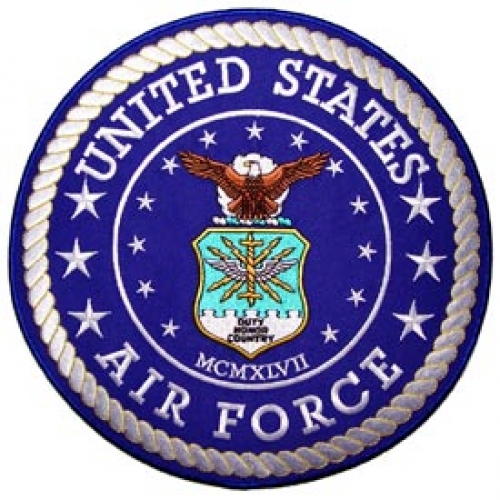 USAF LOGO 10" PATCH  
