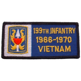VIETNAM 199TH INF. 1966-1970 PATCH  