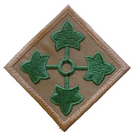 4TH INFANTRY DIVISION PATCH  