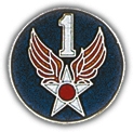 1ST AIR FORCE PIN  