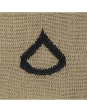 Enlisted Desert Sew On: Private First Class