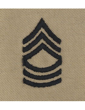 Enlisted Desert Sew On: Master Sergeant 