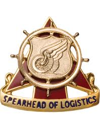 Army Regimental Crest: Transportation - Spearhead of Logistic