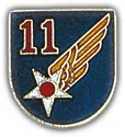 11TH AIR FORCE PIN  