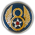 8TH AIR FORCE PIN  