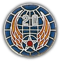 20TH AIR FORCE PIN  