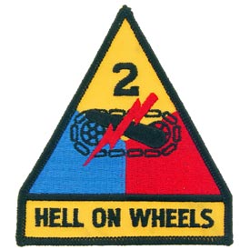 2ND ARMORED DIVISION PATCH  