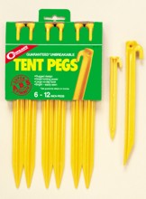 Rugged ABS Tent Pegs  