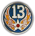 13TH AIR FORCE PIN  