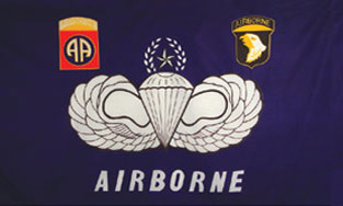 82nd & 101st Airborne - Super Poly (3' x 5')  