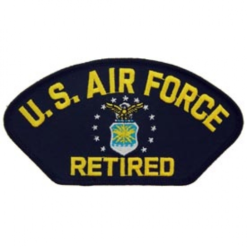 USAF RETIRED HAT PATCH  